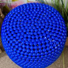 Load image into Gallery viewer, Blue Bead Metal Stool
