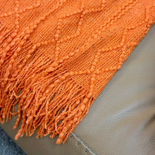 Load image into Gallery viewer, Orange Throw
