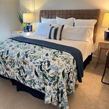 Load image into Gallery viewer, King Faux Leather Woven Bed
