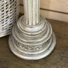 Load image into Gallery viewer, Set/2 Silver Candlesticks
