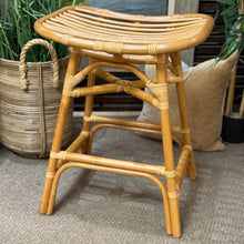 Load image into Gallery viewer, Rattan Saddle Counter Stool
