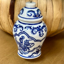 Load image into Gallery viewer, Blue &amp; White Ornament V

