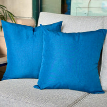 Load image into Gallery viewer, Blue Outdoor Pillow
