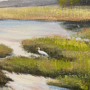 Marsh View w/Cloudy Sky