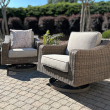 Load image into Gallery viewer, Sandstone Outdoor Swivel Chair
