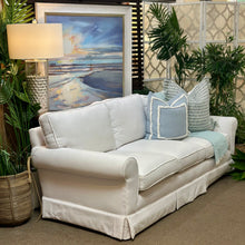 Load image into Gallery viewer, Rolled Arm Ivory Sofa
