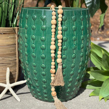 Load image into Gallery viewer, XL Green Textured Clay Pot
