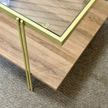 Load image into Gallery viewer, Contemporary Glass Top Coffee Table
