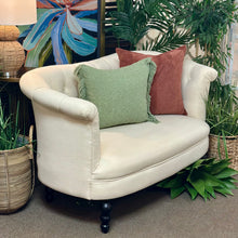 Load image into Gallery viewer, Pier1 Ivory Loveseat
