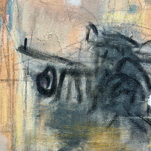 Grey & Orange Abstract