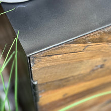 Load image into Gallery viewer, Industrial Wood &amp; Metal Starburst Cabinet
