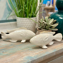 Load image into Gallery viewer, Ivory Ceramic Fish
