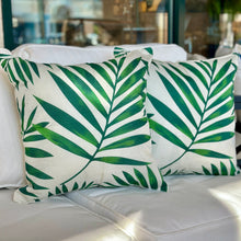 Load image into Gallery viewer, Green Palm Pillow I
