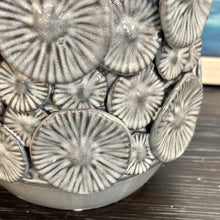 Load image into Gallery viewer, Med Grey Medallion Vase
