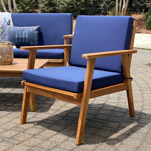 4PC Acacia Wood Patio Set