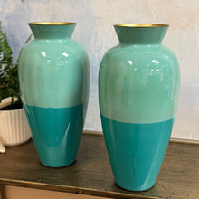 Load image into Gallery viewer, Two-Tone Green Vase
