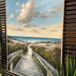 Beach Day Entrance Art