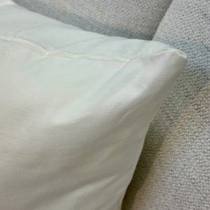 Blue Velvet Panel Pillow