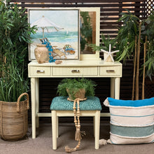Load image into Gallery viewer, Cream Vanity W/Mirror &amp; Stool
