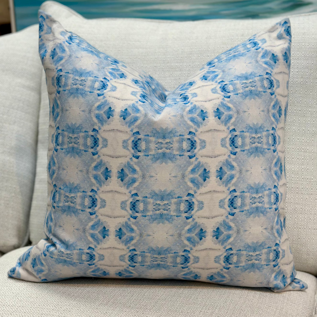 Truett Blue Down Pillow