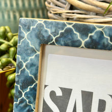 Load image into Gallery viewer, 4X6 Blue Pic Frame
