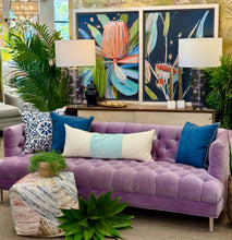 Load image into Gallery viewer, Johnathan Adler Lilac Sofa

