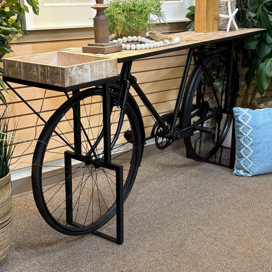 Wood/Metal Bicycle Console