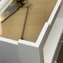 Load image into Gallery viewer, Designer White Lacquer Bedside Table
