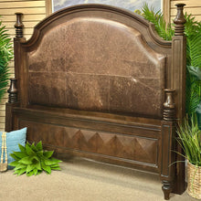 Load image into Gallery viewer, Stanley Leather King Bed

