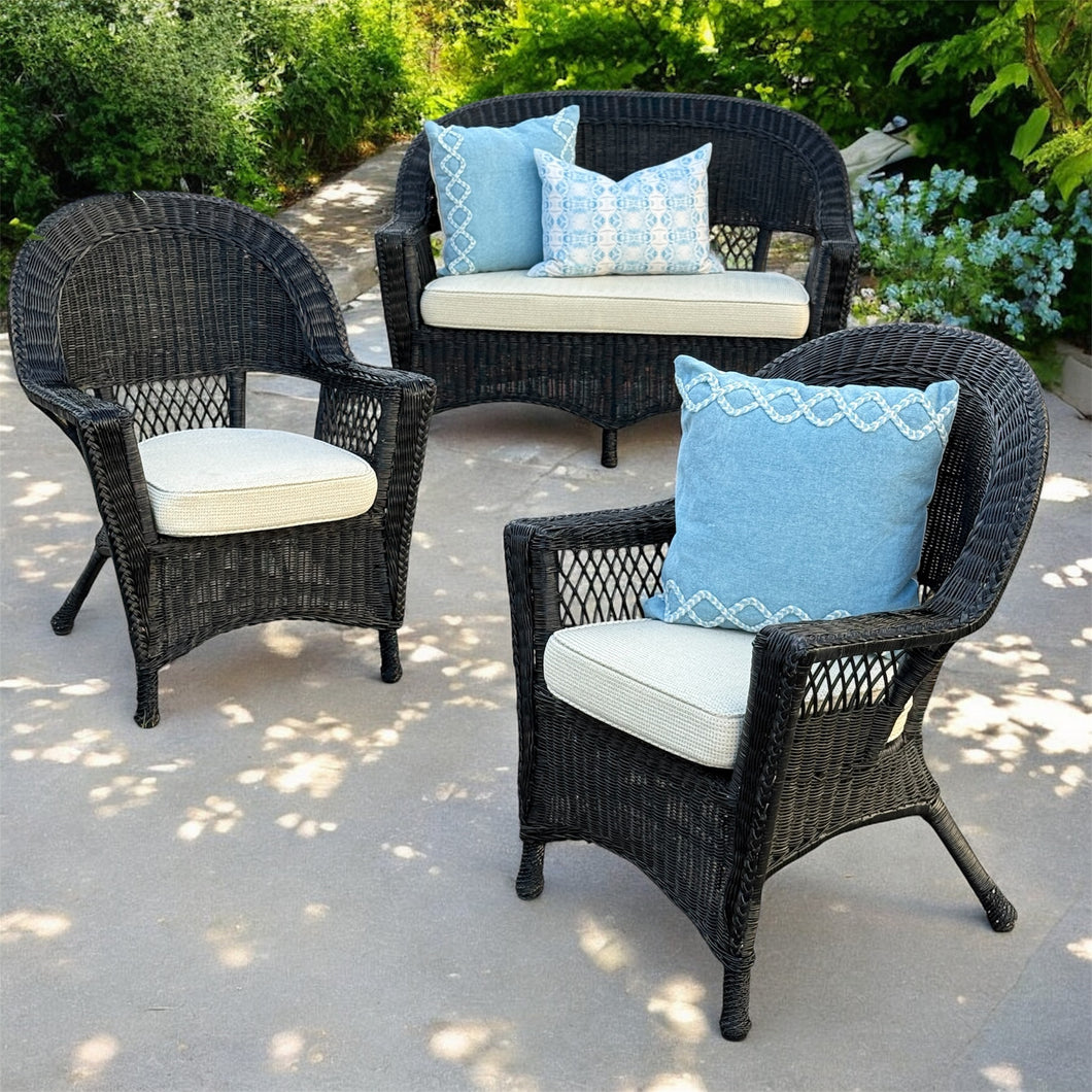 3PC Resin Wicker Outdoor Set