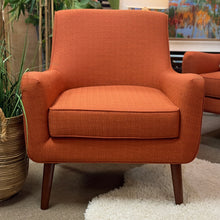 Load image into Gallery viewer, Burnt Orange Accent Chair

