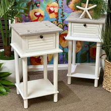 Load image into Gallery viewer, Two Tone White Side Table
