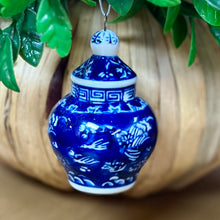 Load image into Gallery viewer, Blue &amp; White Ornament IV
