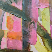 Load image into Gallery viewer, Green/Pink/Orange Abstract
