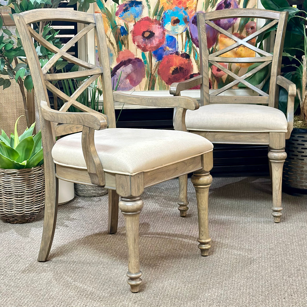 Taupe Dining Arm Chair