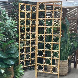 Rattan Geometric Screen