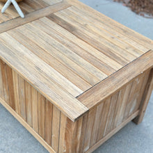Load image into Gallery viewer, Teak Outdoor Storage Chest
