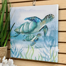 Load image into Gallery viewer, Seaweed Turtle I Canvas
