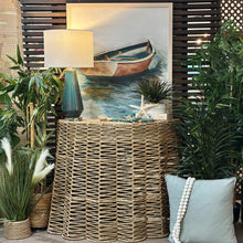 Load image into Gallery viewer, Seagrass Demilune Console
