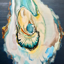 Load image into Gallery viewer, Blue Oyster I Giclee Art
