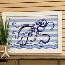 Load image into Gallery viewer, Striped Octopus Giclee

