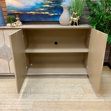 Load image into Gallery viewer, 3DR Taupe &amp; Cane Cabinet
