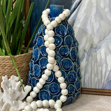 Load image into Gallery viewer, Tall Blue Bloom Vase
