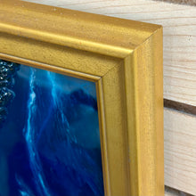 Load image into Gallery viewer, Gold Framed Resin Art

