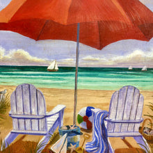 Load image into Gallery viewer, Red Framed Umbrella Art III
