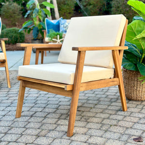 4PC Acacia Wood Outdoor Set