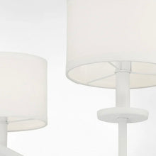 Load image into Gallery viewer, 6 Light White Chandelier
