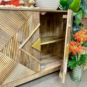 Modern Mango Wood Cabinet