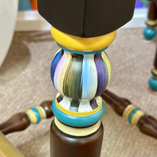 Load image into Gallery viewer, Set/2 Mackenzie Childs 'Courtly Check' Stools

