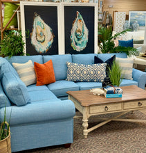 Load image into Gallery viewer, 2PC Blue Crypton Sectional
